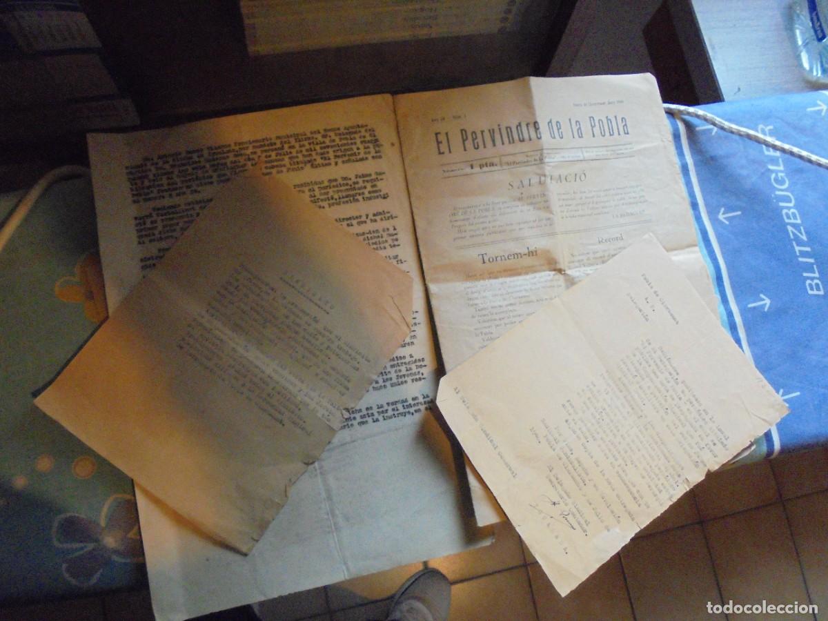 Collection Magazines and Newspapers: pobla de claramunt periodico local el pervindre de la pobla juny 1946 numero 2 y mas