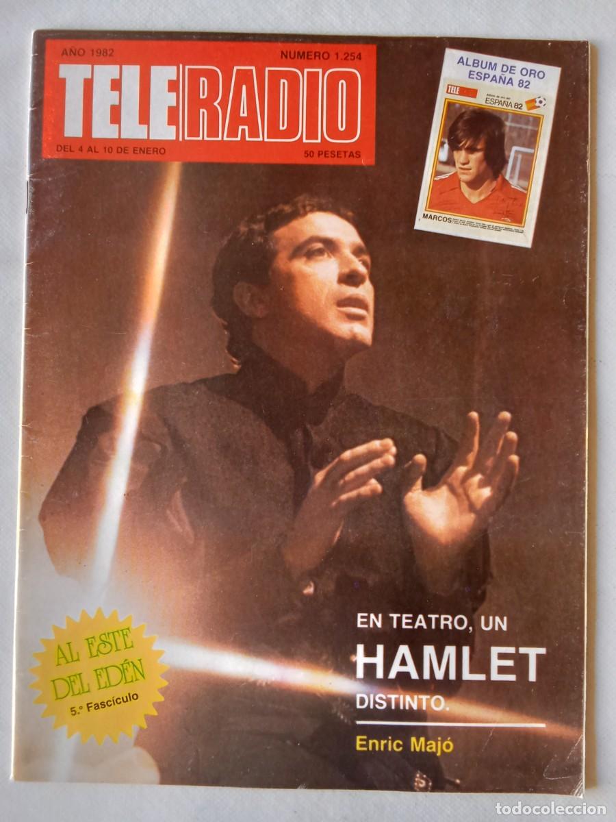 Sammeln von Zeitschriften und Zeitungen: TELE RADIO N&ordm; 1254 1982 Enric Maj&oacute; HAMLET 2 Mini Posters MARCOS y la Selecci&oacute;n de HONDURAS