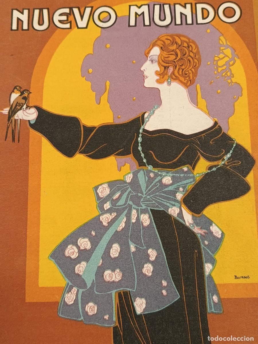 Collezionismo di Riviste e Giornali: 1920&rsquo;s Ilustraci&oacute;n Espa&ntilde;a, color. Bujados. Spanish magazine vintage sheet illustration