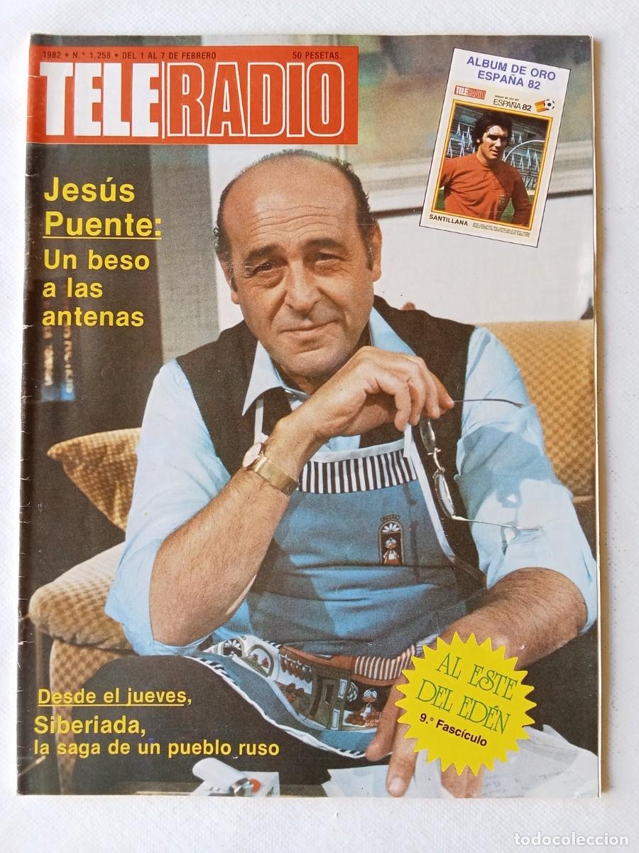 Sammeln von Zeitschriften und Zeitungen: TELE RADIO N&ordm; 1258 1982 JES&Uacute;S PUENTE 2 Mini Posters SANTILLANA y Selecci&oacute;n NUEVA ZELANDA