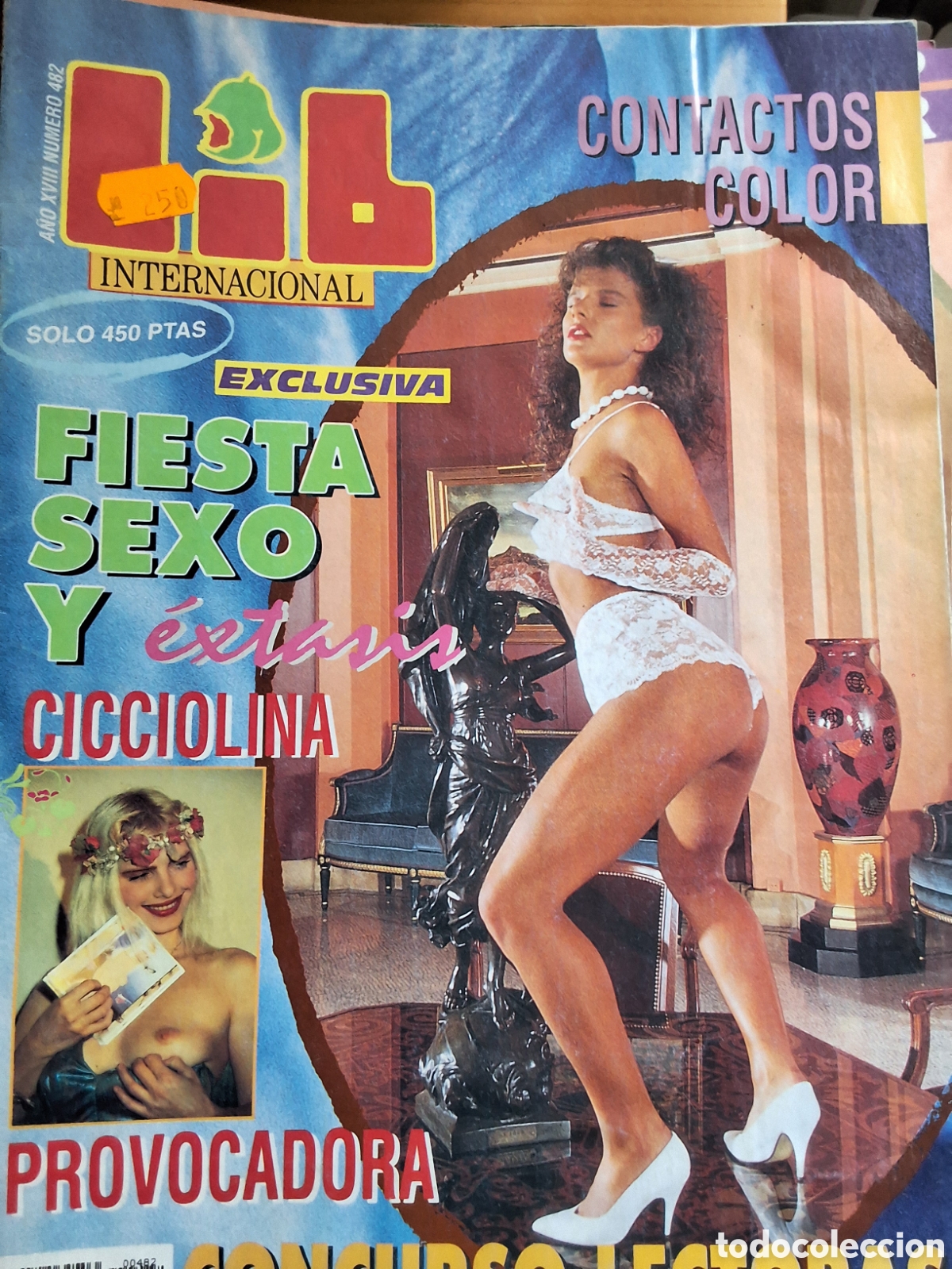 Coleccionismo de Revistas y Peri&oacute;dicos: Lib internacional revista erotica desnudos mujeres n&uacute;mero 482