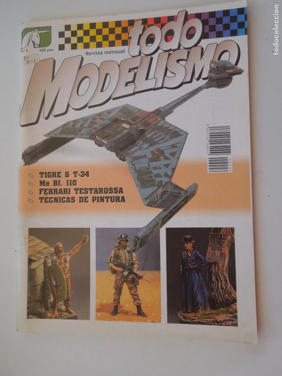 Coleccionismo de Revistas y Peri&oacute;dicos: TODO MODELISMO REVISTA N&ordm; 6- ENERO 1993 -DESTRUCTOR A&Eacute;REO. TROPAS N&Oacute;MADAS.INFANTERIA DE MARINA ESPA&Ntilde;