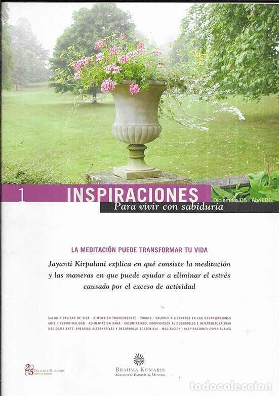 Coleccionismo de Revistas y Peri&oacute;dicos: INSPIRACIONES Para vivir con sabiduria. N&ordm; 1 Diciembre 05 - Abril 06