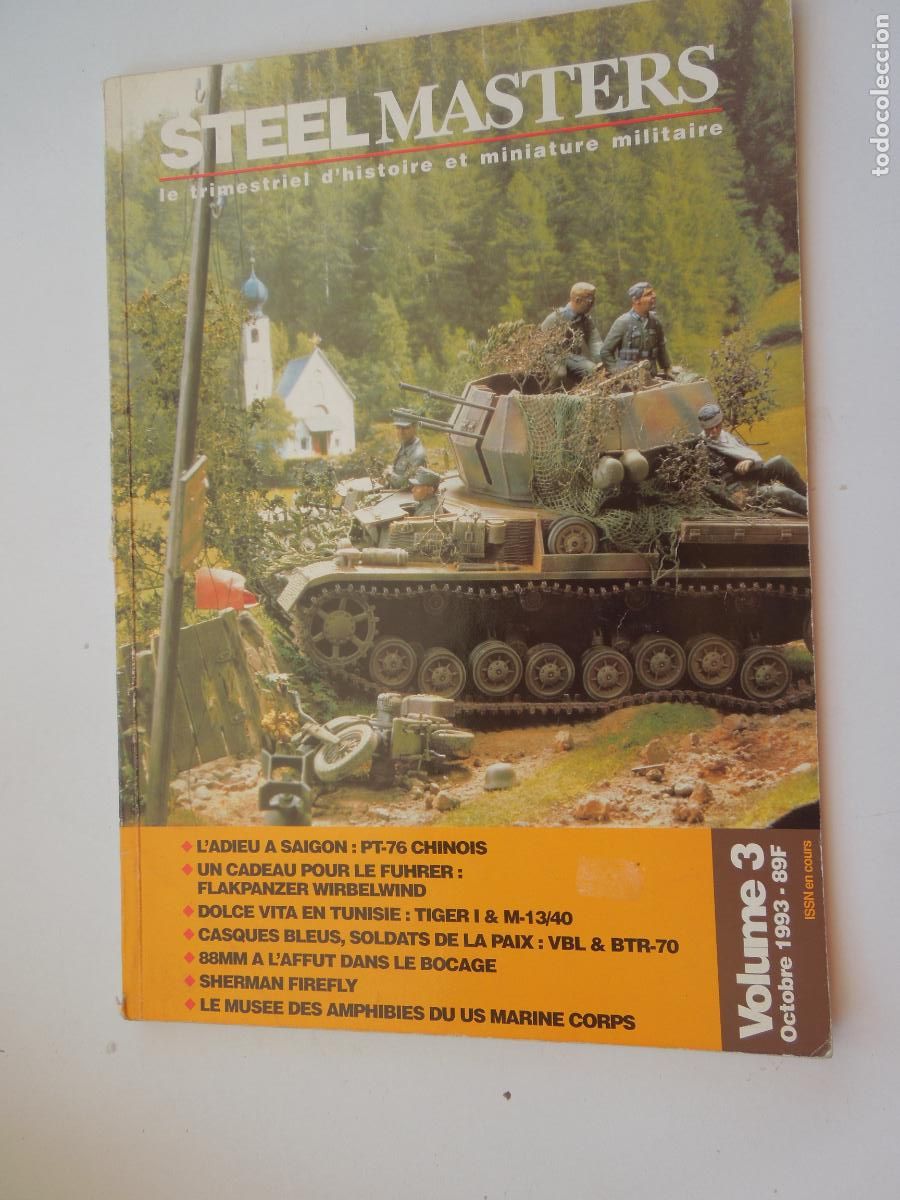Coleccionismo de Revistas y Peri&oacute;dicos: STEEL MASTERS HISTOIRE ET MINIATURE MILITAIRE VOLUME 3 OCTOBRE &rdquo;93 EN FRANCES VER INDICE