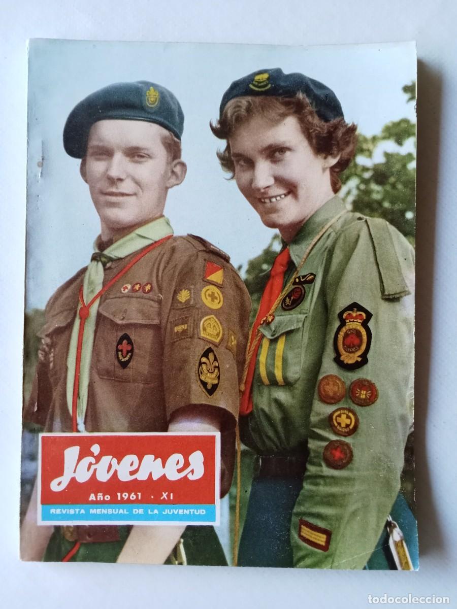 Coleccionismo de Revistas y Peri&oacute;dicos: J&Oacute;VENES N&ordm; 128 1961 SCOUTS Fundir los hielos del Polo EL MUNDO QUE NOS RODEA Comic Western JOSELITO