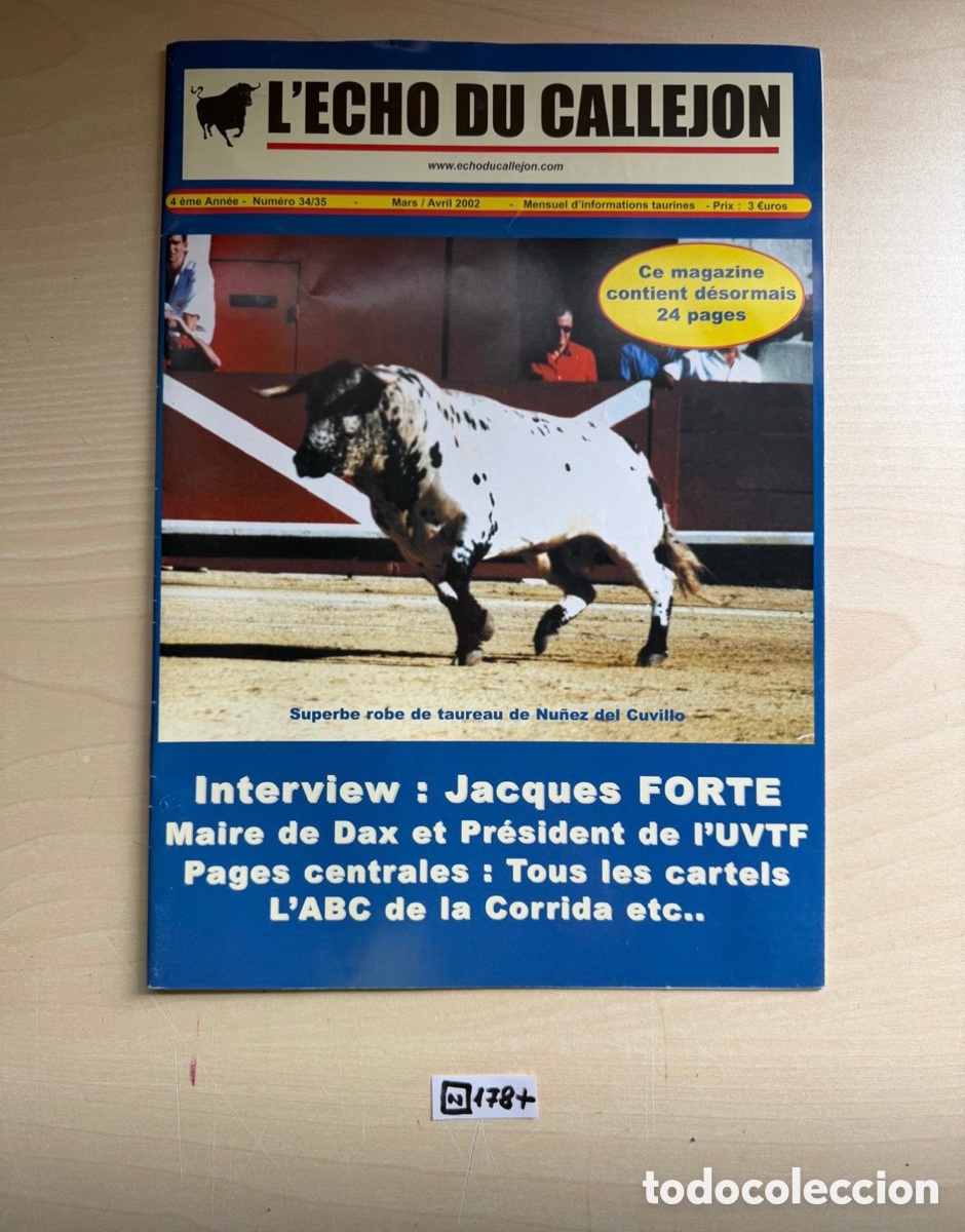 Sammeln von Zeitschriften und Zeitungen: revista taurina francesa