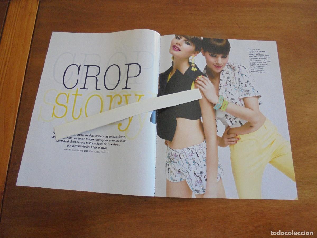 Coleccionismo de Revistas y Peri&oacute;dicos: RETAL 2013: MODA PRENDAS CROP. ARTE GR&Aacute;FICO MODA FORMAS GEOM&Eacute;TRICAS Y BLANCO Y NEGRO. MODA POP.