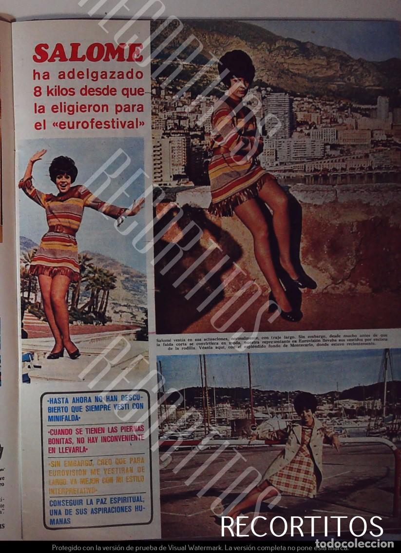 Coleccionismo de Revistas y Peri&oacute;dicos: SALOME EUROVISION CANTANTE
