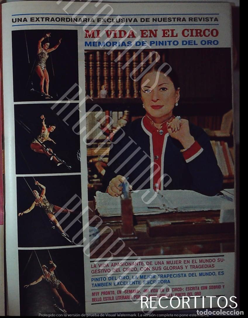 Coleccionismo de Revistas y Peri&oacute;dicos: PINITO DE ORO PRESENTA SUS MEMORIAS EN SEMANA