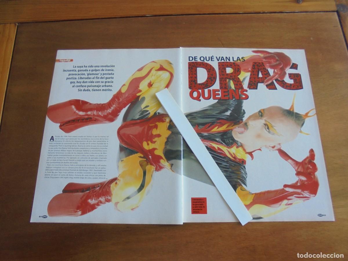 Coleccionismo de Revistas y Peri&oacute;dicos: PUBLICIDAD 1997: REPORTAJE SOBRE DRAG QUEENNS. PUBLICIDAD PEUGEOT 106. CAROCHE. ARMAND BASI.