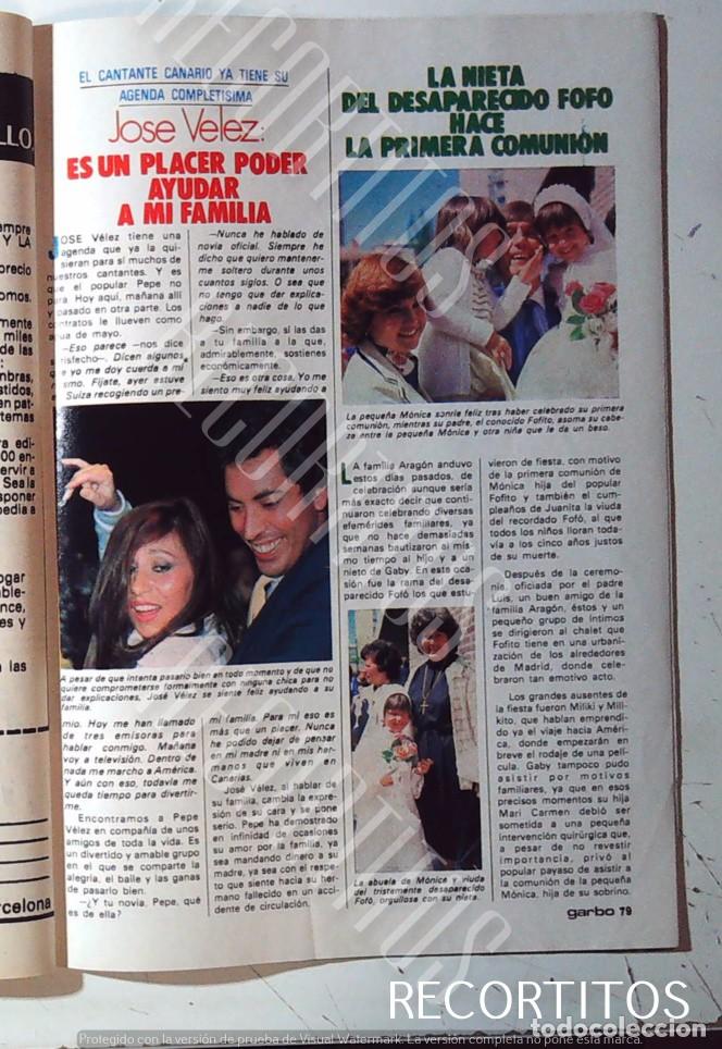 Colecionismo de Revistas e Jornais: FOFITO FOFO LOS PAYASOS DE LA TELE COMUNION DE MONICA ARAGON JOSE VELELZ