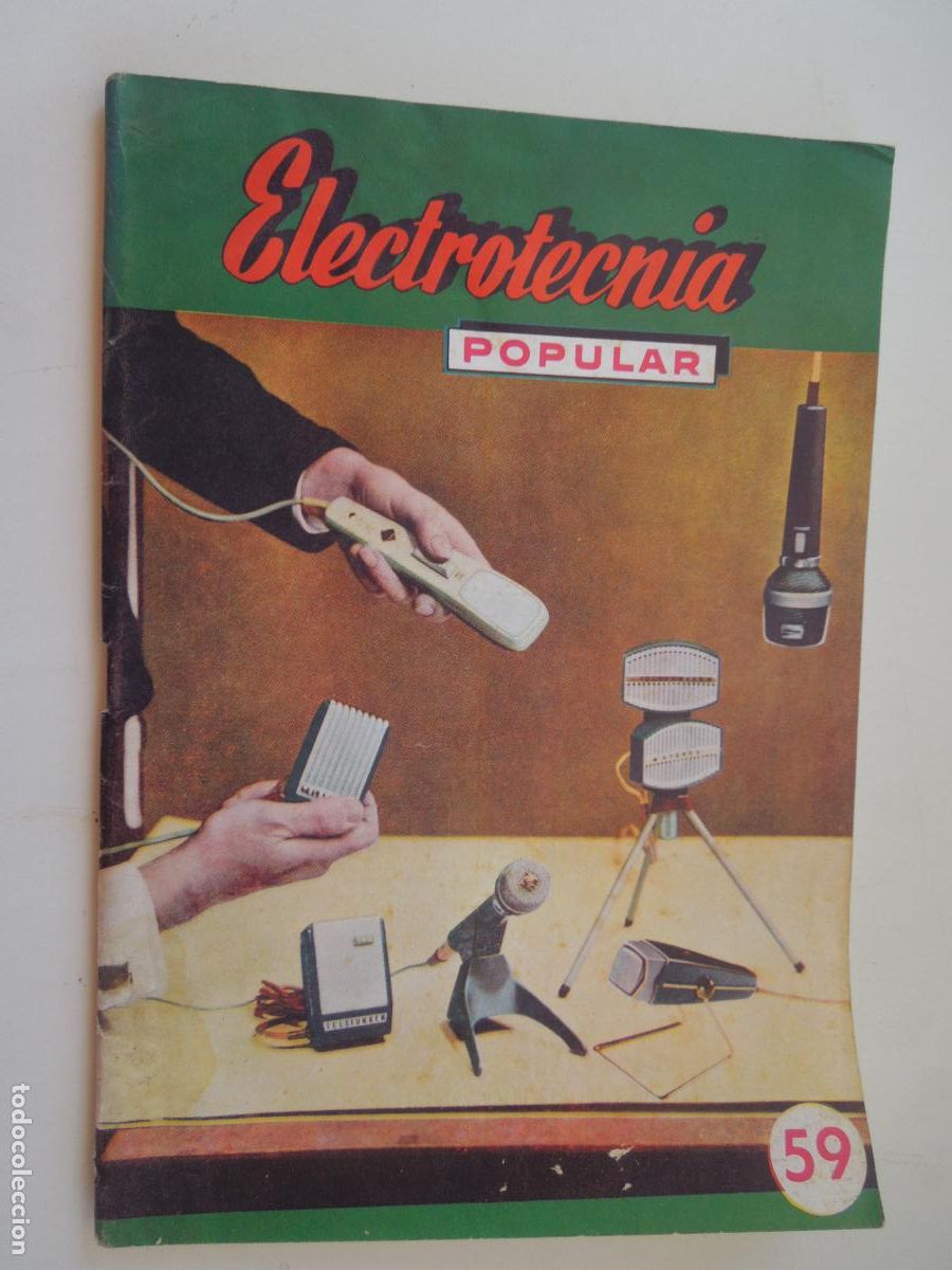Coleccionismo de revistas y peri&oacute;dicos: ELECTROTECNIA POPULAR - REVISTA N&ordm; 59.