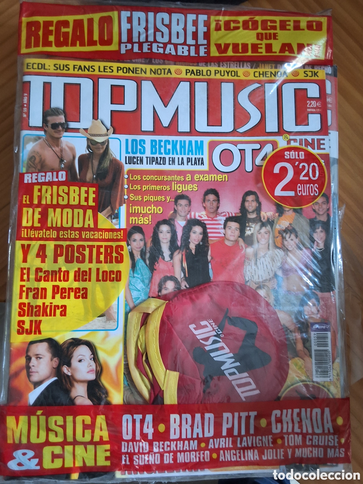 Coleccionismo de Revistas y Peri&oacute;dicos: Top music revista juvenil n&uacute;mero 59 incluye Frisbee y posters