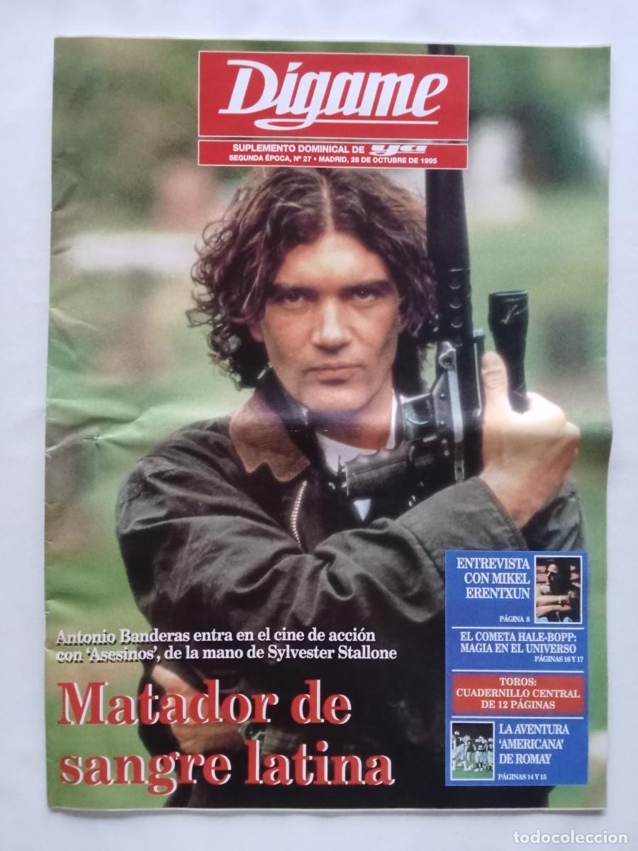 Sammeln von Zeitschriften und Zeitungen: D&Iacute;GAME N&ordm; 27 1995 ANTONIO BANDERAS Sylvester Stallone MIKEL ERENTXUN Cometa Hale Bopp ROMAY Toros