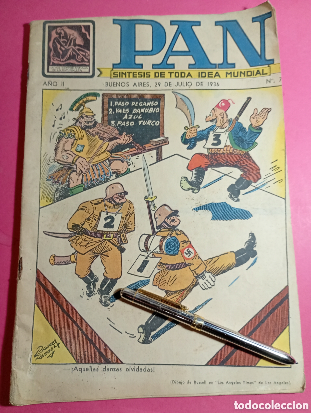 Coleccionismo de Revistas y Peri&oacute;dicos: ARGENTINA BUENOS AIRES ''PAN'' SINTESIS DE TODA IDEA MUNDIAL 29 DE JULIO DE 1936 N&ordm; 70