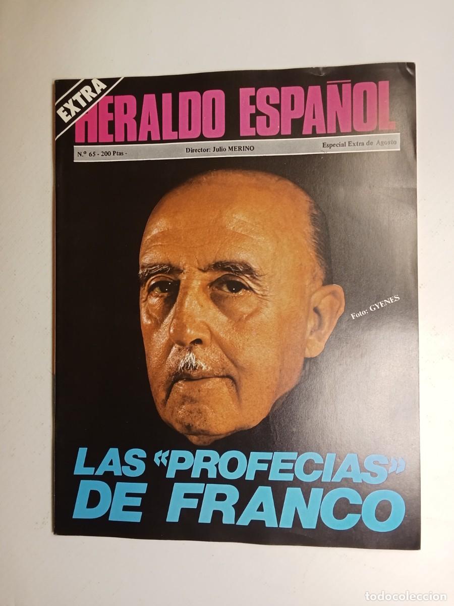 Coleccionismo de Revistas y Peri&oacute;dicos: HERALDO ESPA&Ntilde;OL N&ordm; 65 1981 EXTRA AGOSTO Las profec&iacute;as de Franco CALVO SOTELO Comunista JULIO MERINO
