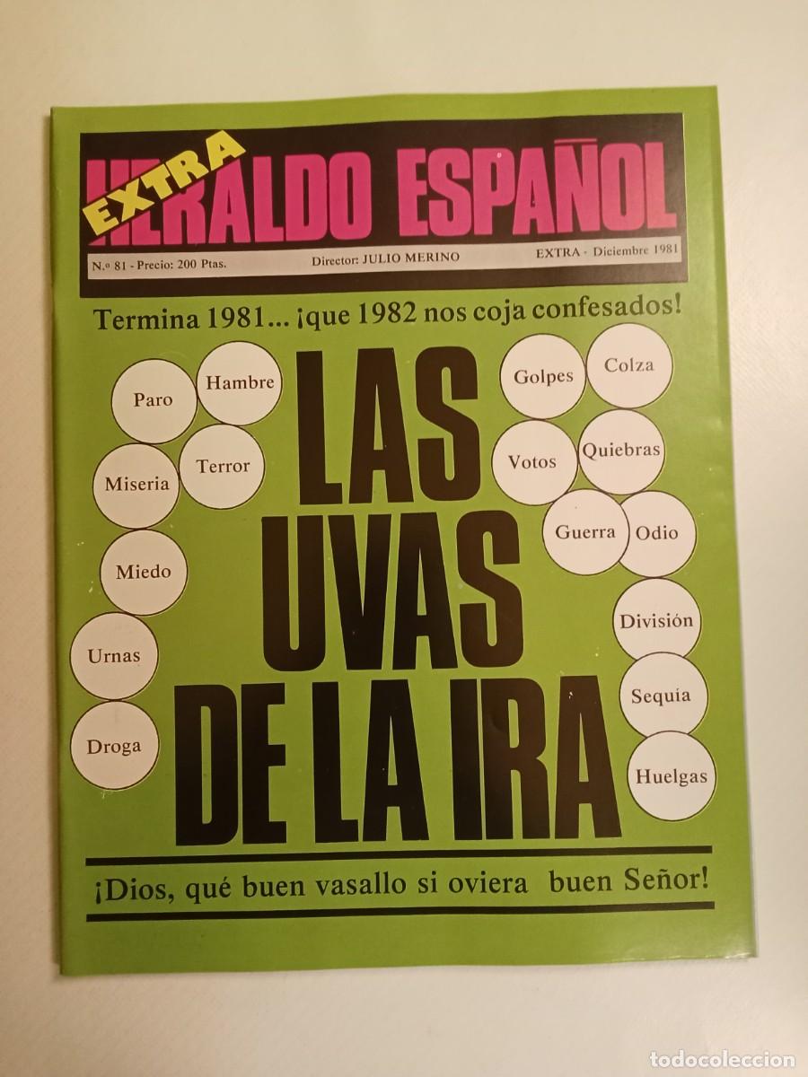Coleccionismo de Revistas y Peri&oacute;dicos: HERALDO ESPA&Ntilde;OL N&ordm; 81 1981 Extra MARCELINO CAMACHO Reagan LA DIMISI&Oacute;N DE SU&Aacute;REZ 23 F Mitterrand