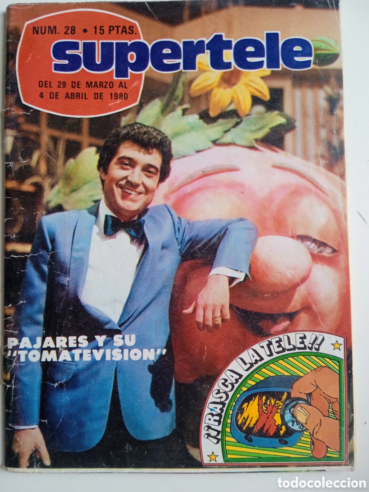 Collection Magazines and Newspapers: Supertele n&deg;28 Abril 1980 Andr&eacute;s Pajares y Mayra G&oacute;mez Kemp Ding Dong F&eacute;lix Rodr&iacute;guez de la Fuente