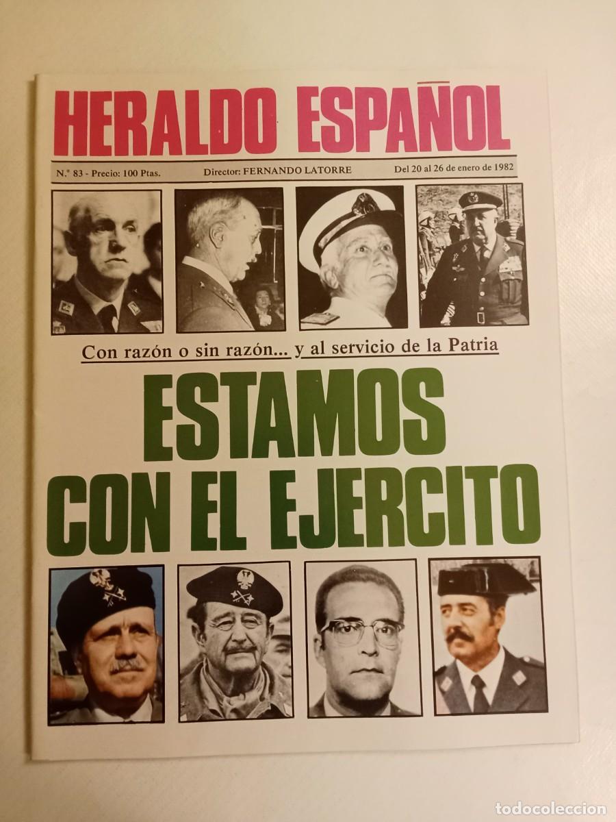 Collection Magazines and Newspapers: HERALDO ESPA&Ntilde;OL N&ordm; 83 1982 SE&Iacute;SMO GABEIRAS Jujem 23 F ROS&Oacute;N Y OLIART Pedro Ruiz DEMOCRACIA SUICIDA