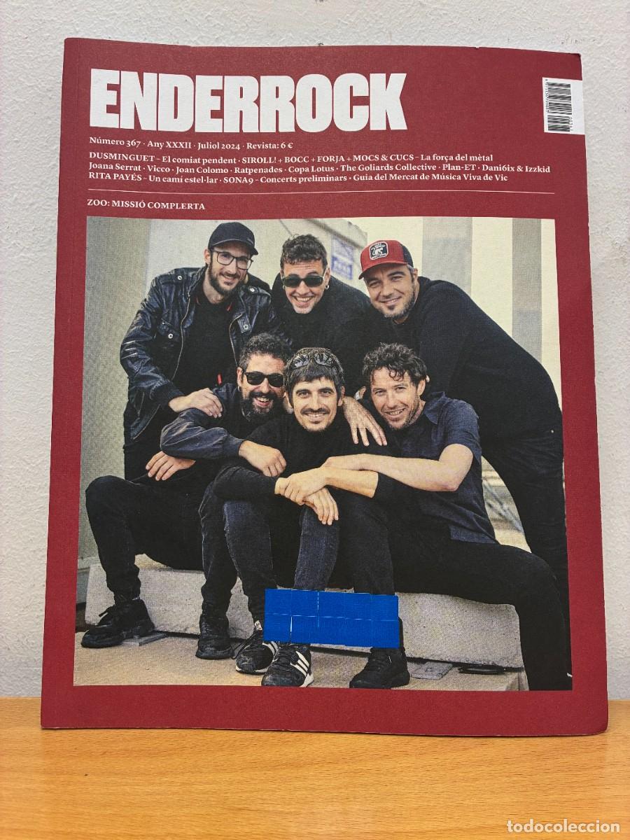 Collectionnisme de Revues et Journaux: REVISTA ENDERROCK. N&ordm; 367, JULIOL 2024. COMANDA M&Iacute;NIMA 5&euro;. EN CATAL&Agrave;. S'ENVIA PER &rdquo;ENV&Iacute;OS TC&rdquo;.
