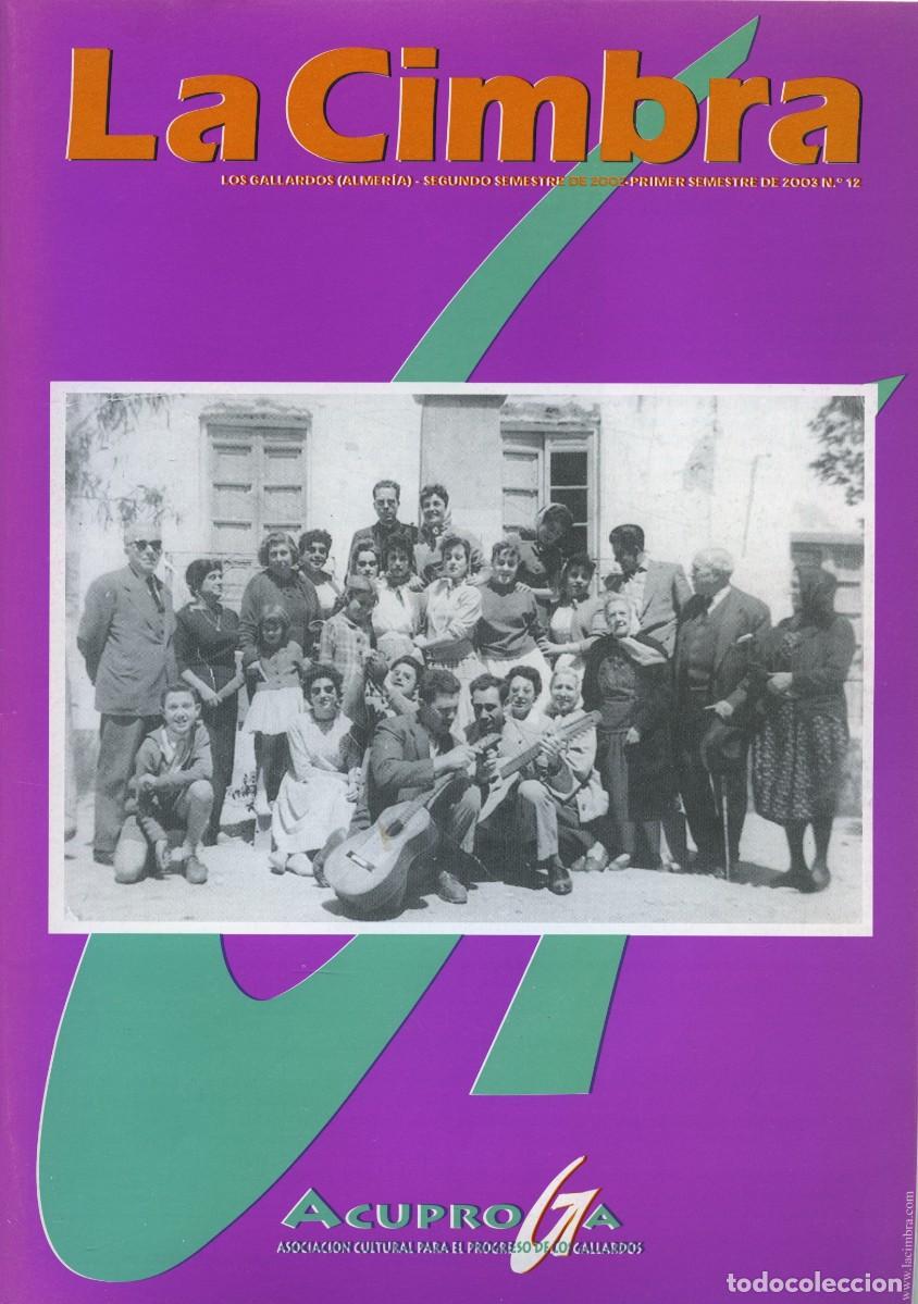 Collezionismo di Riviste e Giornali: La Cimbra. Los Gallardos (Almer&iacute;a). 2&ordm; semestre de 2002-1er semestre de 2003. N&ordm; 12. Pp. 31