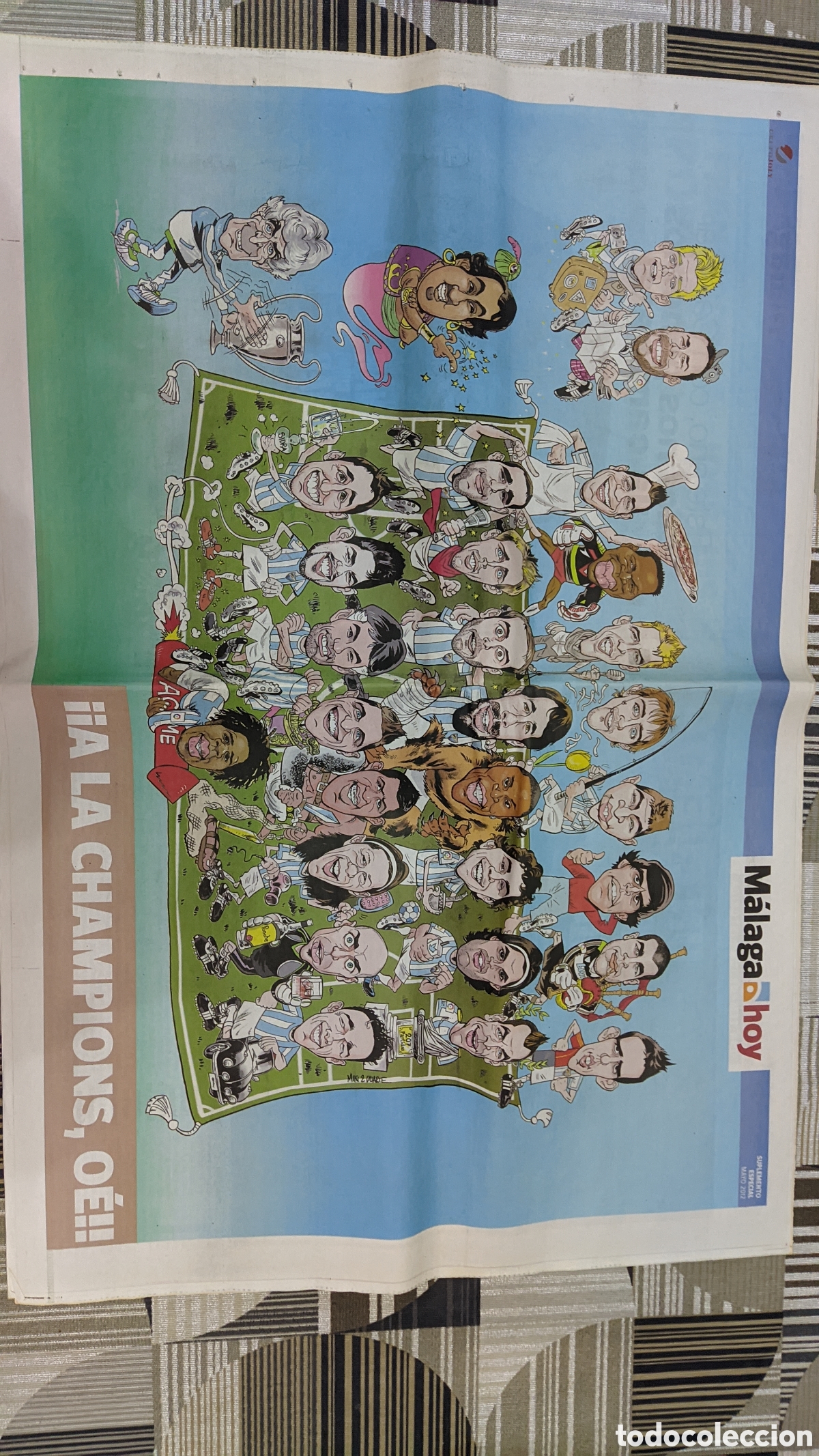 Coleccionismo de Revistas y Peri&oacute;dicos: M&aacute;laga Hoy Suplemento Mayo 2012 Champions