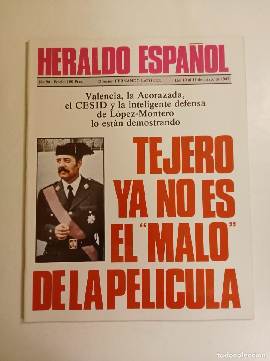 Collectionnisme de Revues et Journaux: HERALDO ESPA&Ntilde;OL N&ordm; 90 1982 TEJERO Jos&eacute; Mar&iacute;a de Areilza INTEGRACI&Oacute;N DEL EMIGRANTE Rey Alfonso XIII
