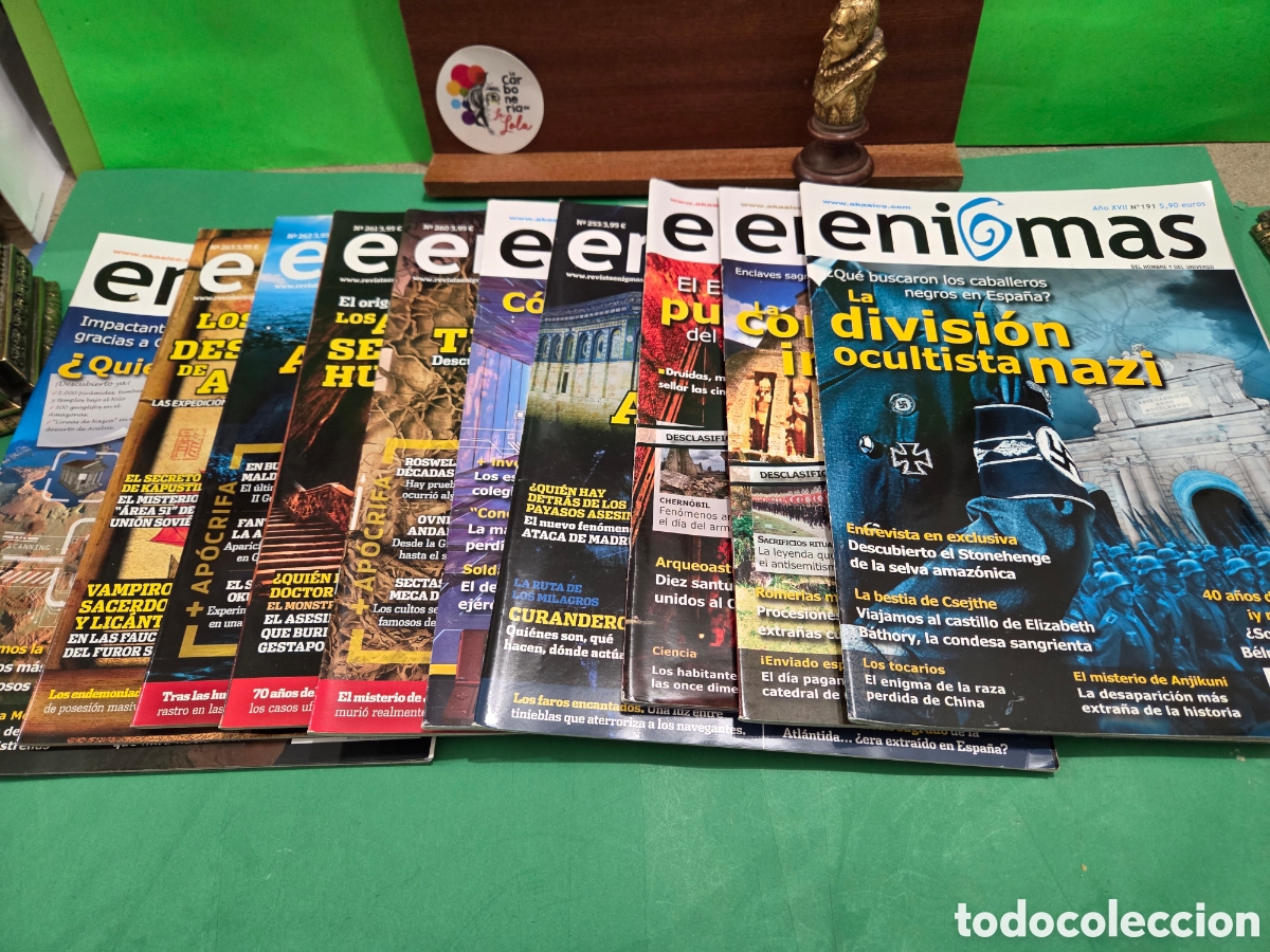 Coleccionismo de Revistas y Peri&oacute;dicos: LOTE DE 10 REVISTAS...&rdquo;&rdquo;ENIGMAS&rdquo;&rdquo;....DEL HOMBRE AL UNIVERSO...