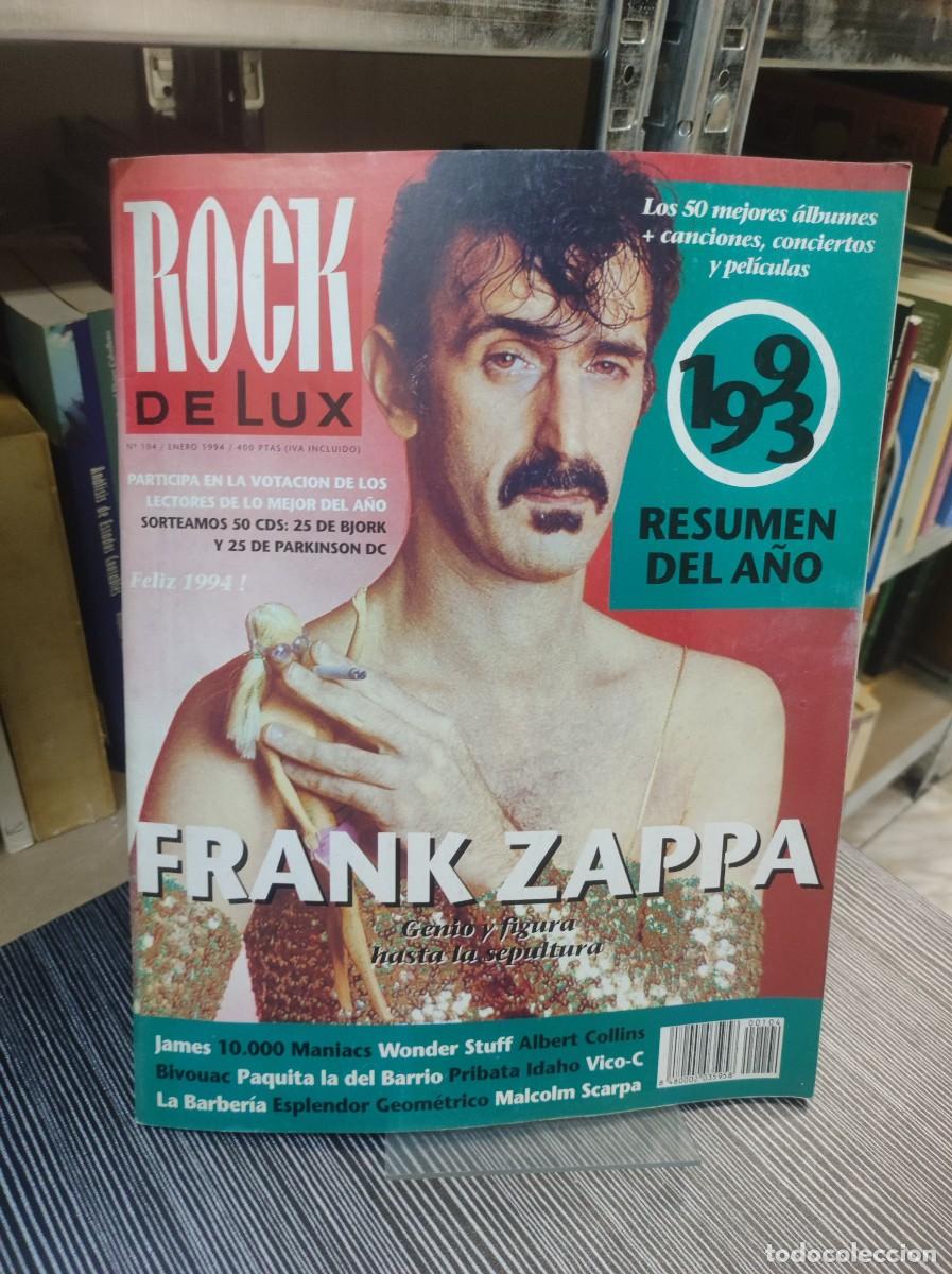 Coleccionismo de Revistas y Peri&oacute;dicos: Rockdelux 104 (Ene 1994) Frank Zappa Resumen 1993, 10.000 Maniacs, Albert Collins.