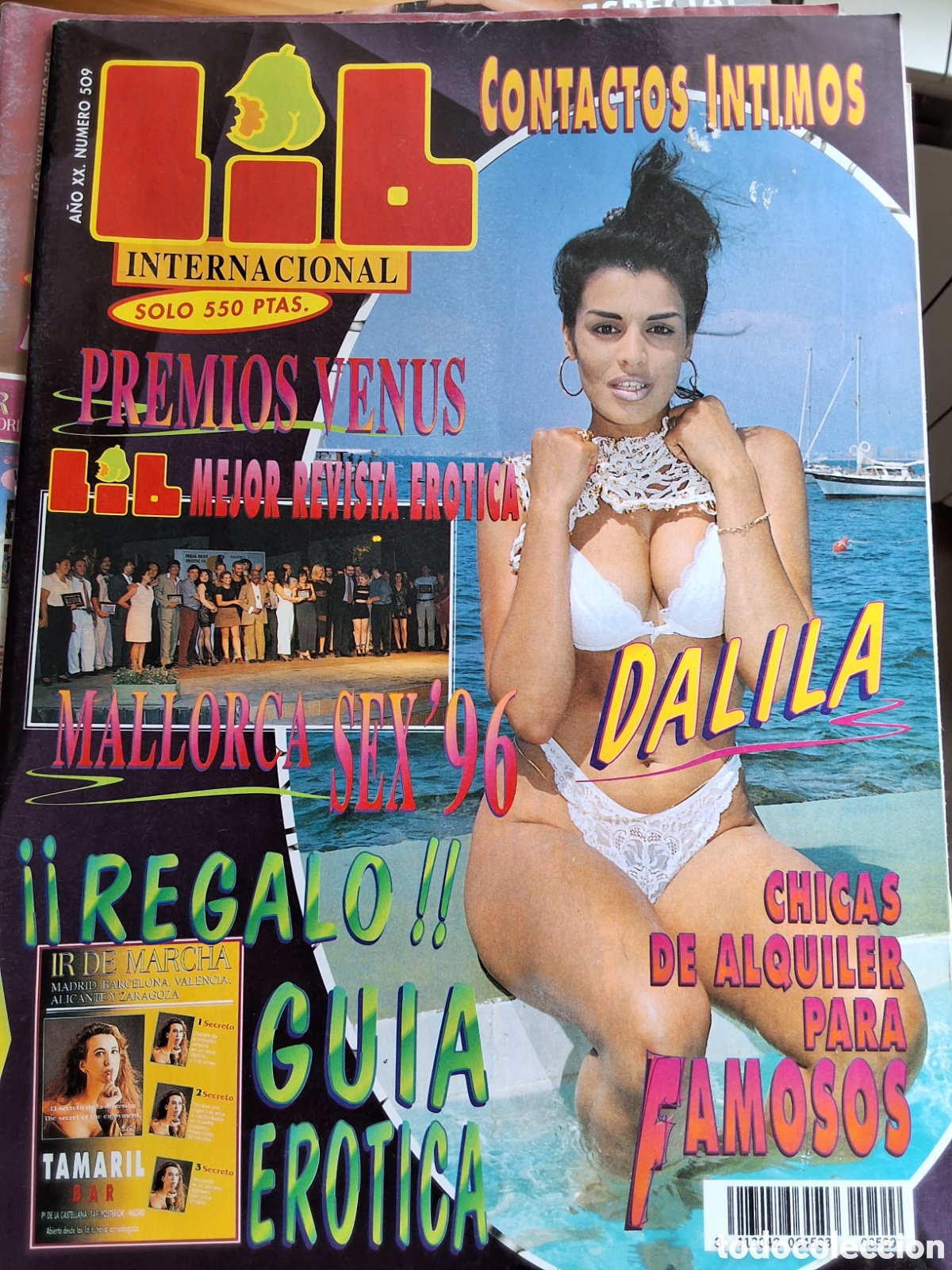Coleccionismo de Revistas y Peri&oacute;dicos: Lib internacional revista erotica desnudos mujeres n&uacute;mero 509 Angela Baron