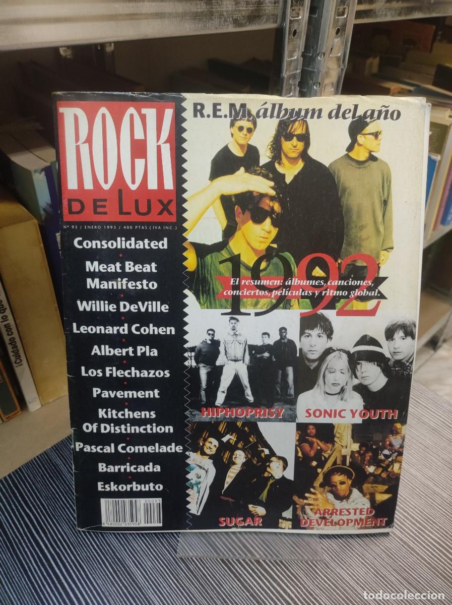Coleccionismo de Revistas y Peri&oacute;dicos: Rockdelux 93 Resumen 1992 R.E.M. (&Aacute;lbum del a&ntilde;o), Leonard Cohen, Sonic Youth