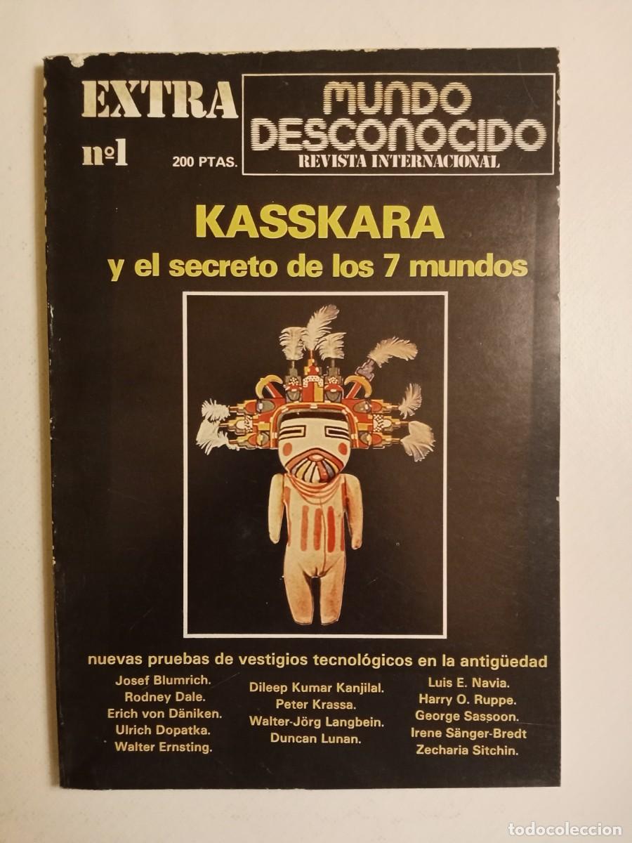 Coleccionismo de Revistas y Peri&oacute;dicos: MUNDO DESCONOCIDO N&ordm; 1 1980 KASSKARA Preastron&aacute;utica y Ciencia EL DUOD&Eacute;CIMO PLANETA Erich Von D&auml;nike