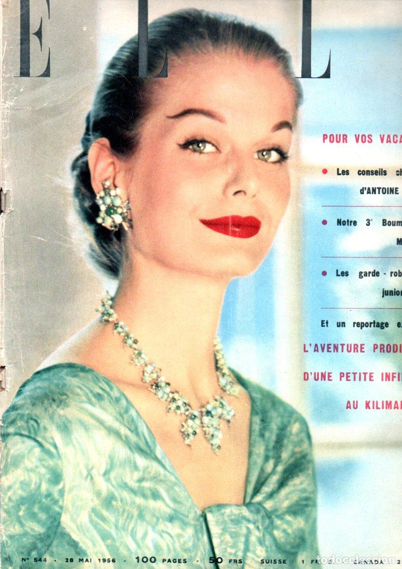 Collection Magazines and Newspapers: REVISTA ELLE 28 MAI 1956