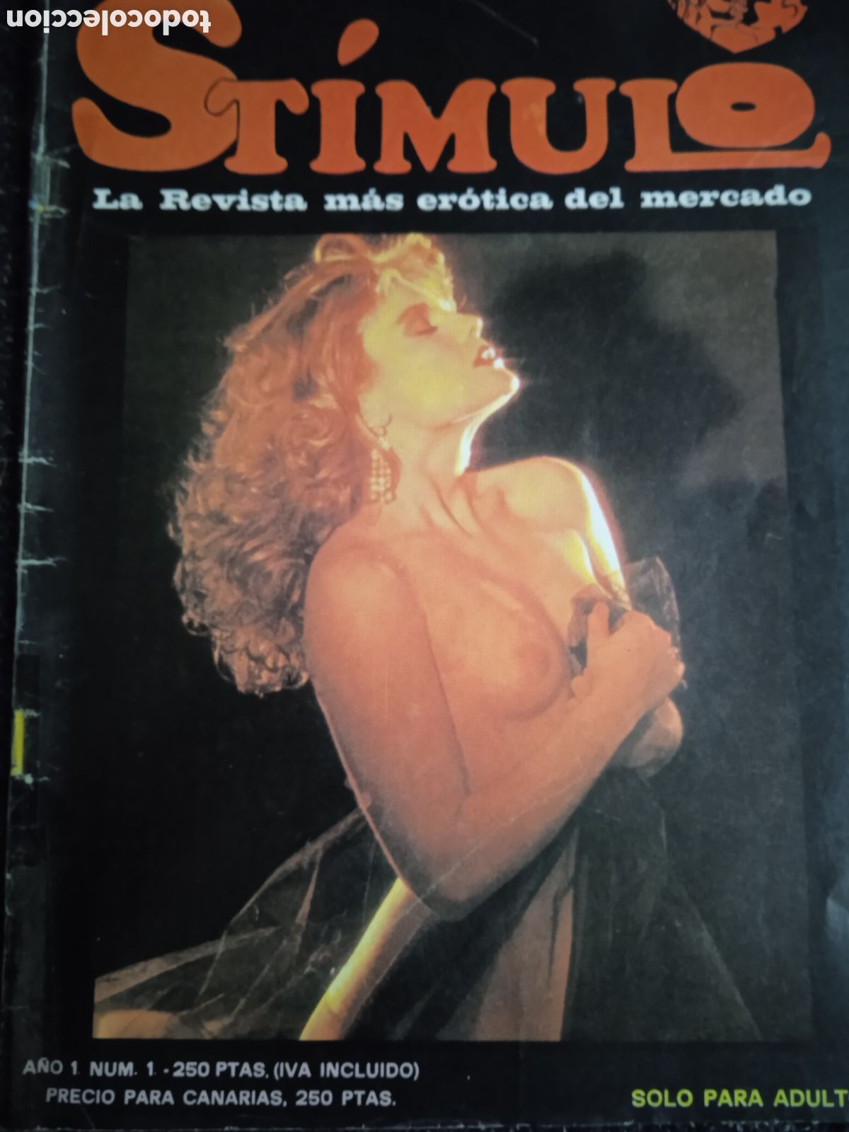 Coleccionismo de Revistas y Peri&oacute;dicos: STIMULO N&ordm; 1 - REVISTA EROTICA - A&Ntilde;OS 80