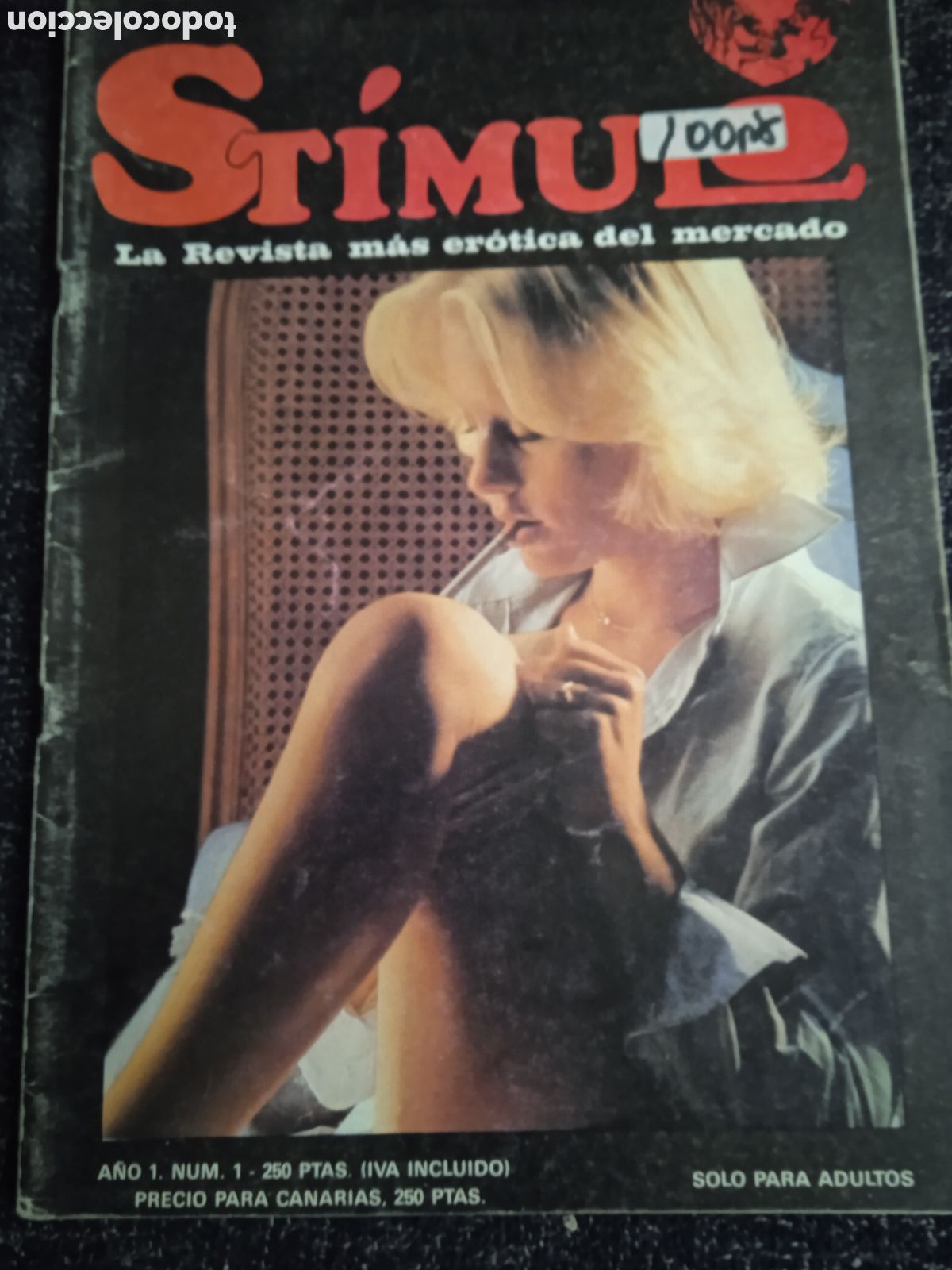Coleccionismo de Revistas y Peri&oacute;dicos: STIMULO A&Ntilde;O 1 N&ordm; 1 - REVISTA EROTICA - A&Ntilde;OS 80