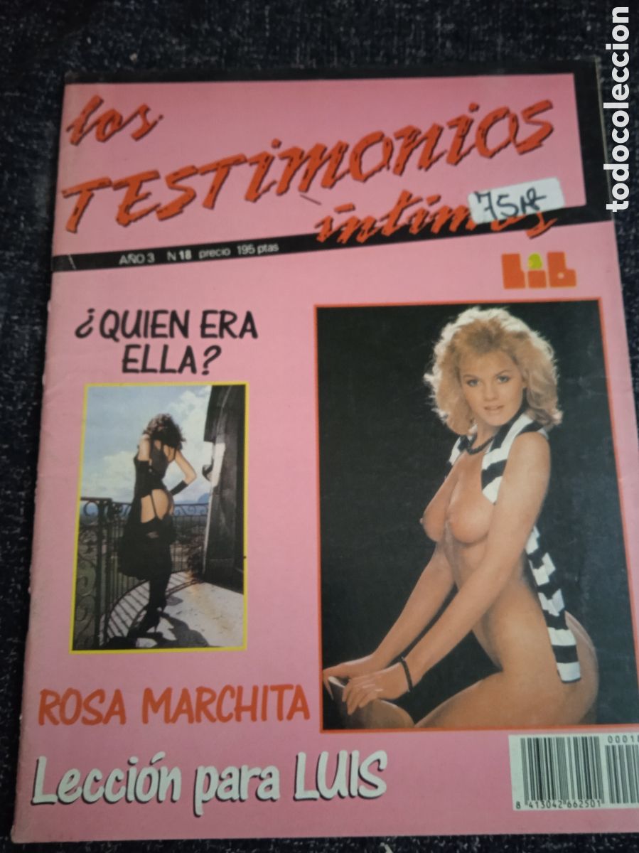 Sammeln von Zeitschriften und Zeitungen: TESTIMONIOS INTIMOS N&ordm; 18 REVISTAS EROTICAS A&Ntilde;OS 90
