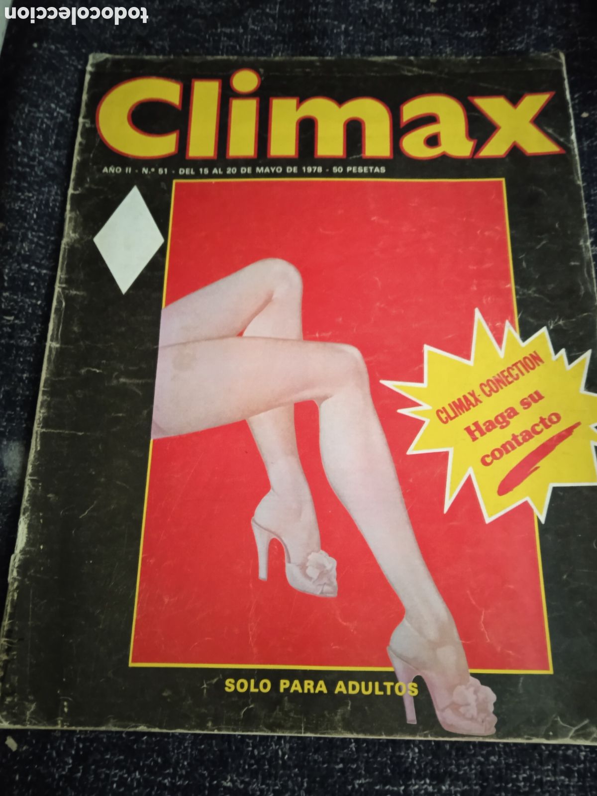Coleccionismo de Revistas y Peri&oacute;dicos: REVISTA CLIMAX N&ordm; 44 REVISTAS EROTICAS DE LOS A&Ntilde;OS 70