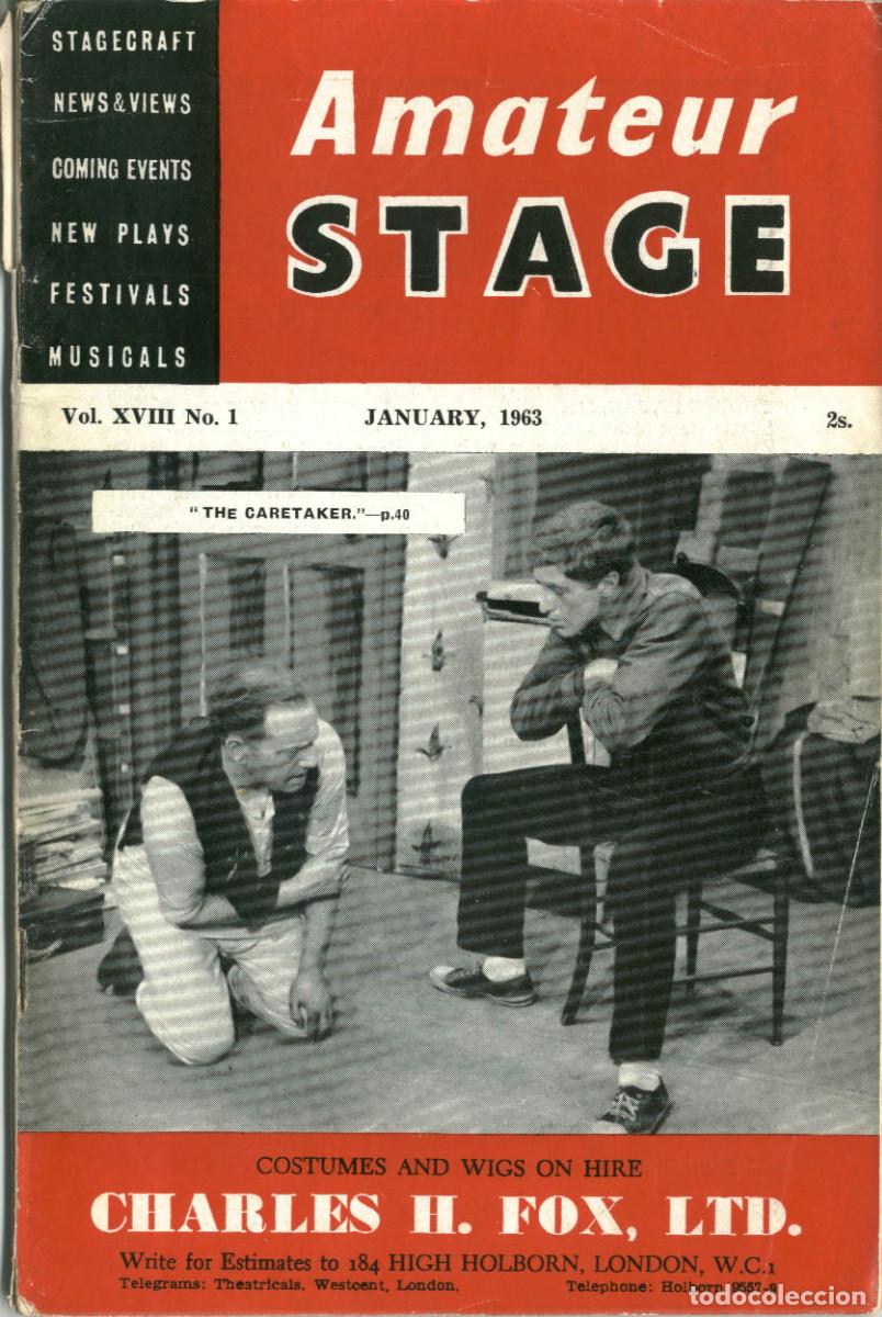 Coleccionismo de Revistas y Peri&oacute;dicos: Amateur Stage; Vol. 18 1963 completo / ed. Roy Stacey