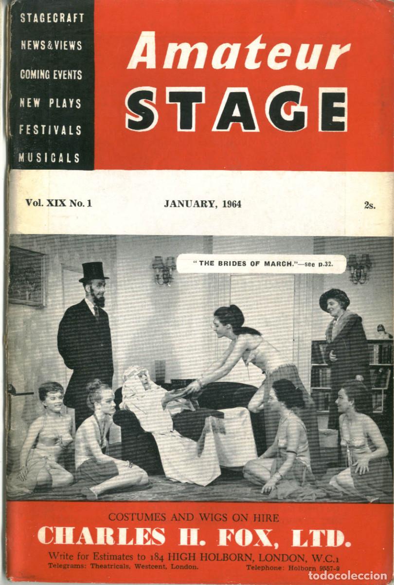 Coleccionismo de Revistas y Peri&oacute;dicos: Amateur Stage; Vol. 19 1964 completo / ed. Roy Stacey