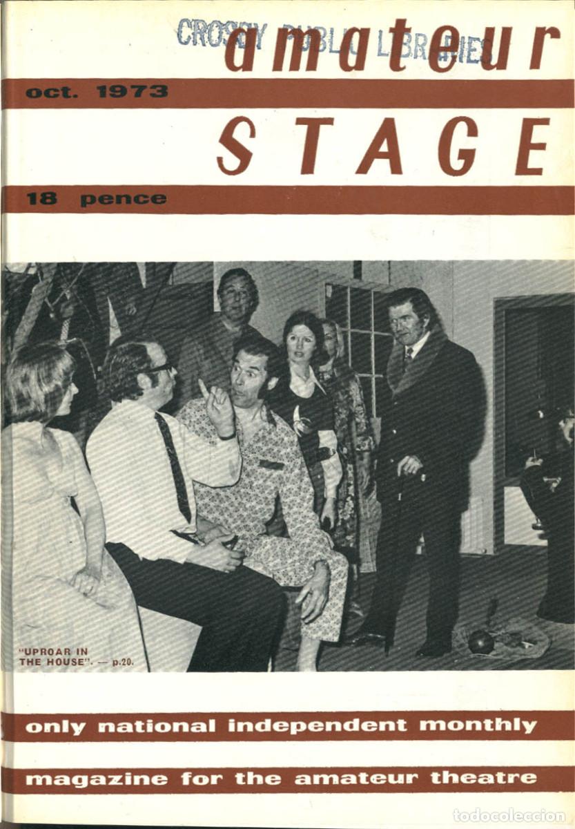 Coleccionismo de Revistas y Peri&oacute;dicos: Amateur Stage; Vol. 28 1973 completo / ed. Roy Stacey / Teatro aficionado