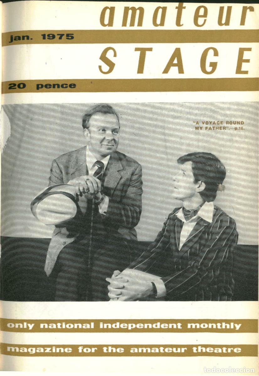 Coleccionismo de Revistas y Peri&oacute;dicos: Amateur Stage; Vol. 30 1975 completo / ed. Roy Stacey / Teatro aficionado
