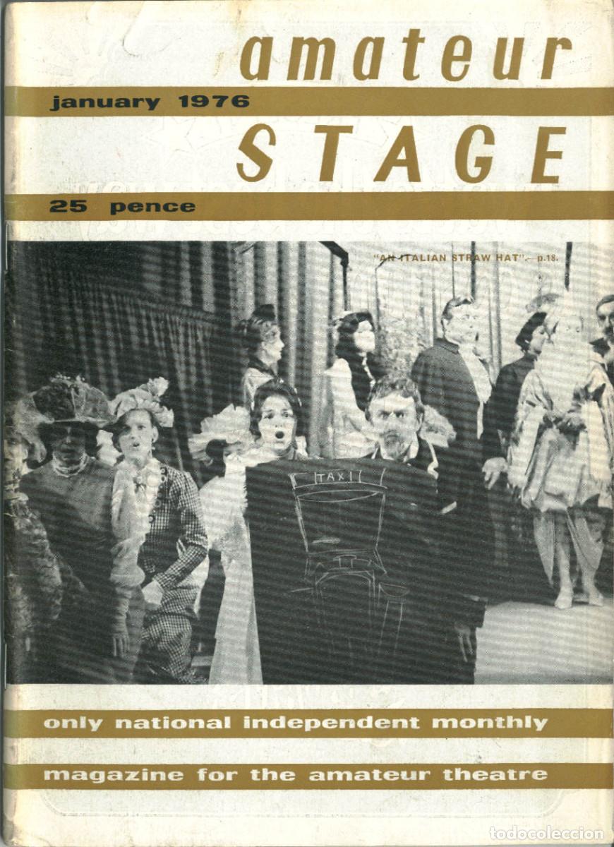 Coleccionismo de Revistas y Peri&oacute;dicos: Amateur Stage; Vol. 31 1976 completo (No sale en VIII) / ed. Roy Stacey / Teatro aficionado