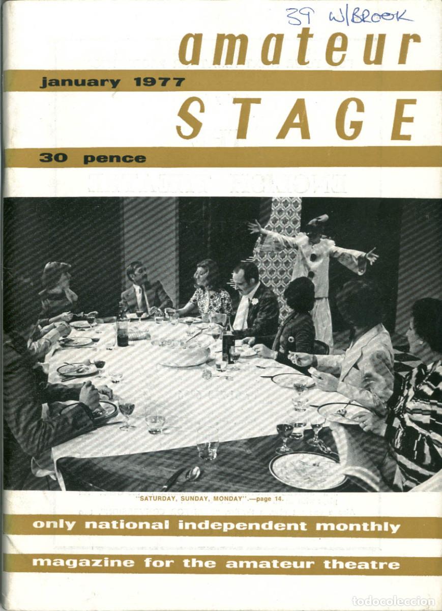 Coleccionismo de Revistas y Peri&oacute;dicos: Amateur Stage; Vol. 32 1977 completo (No sale en VIII) / ed. Roy Stacey / Teatro aficionado