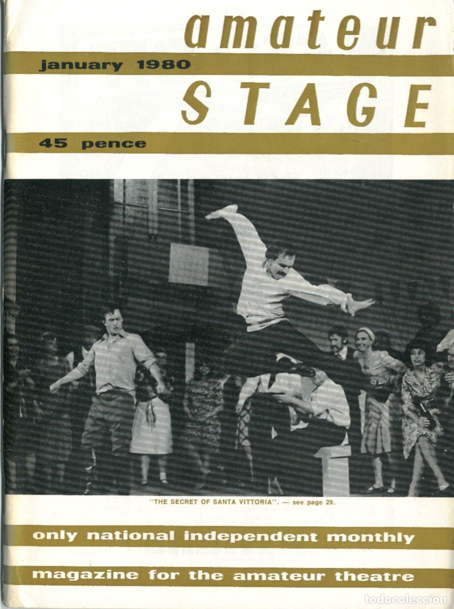 Coleccionismo de Revistas y Peri&oacute;dicos: Amateur Stage; Vol. 35 1980 completo (No sale en VIII) / ed. Roy Stacey / Teatro aficionado