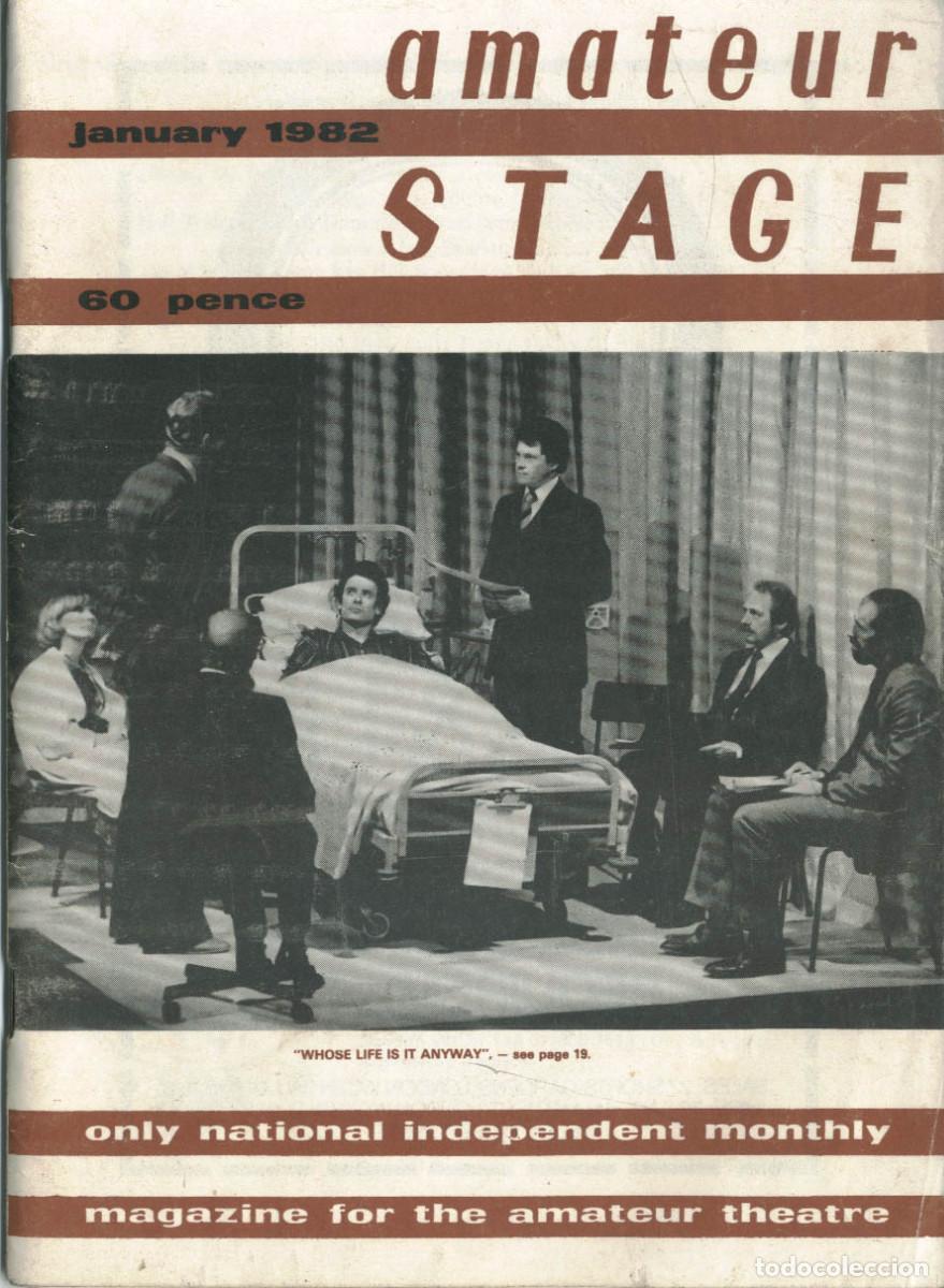 Coleccionismo de Revistas y Peri&oacute;dicos: Amateur Stage; Vol. 37 1982 completo (No sale en VIII) / ed. Roy Stacey / Teatro aficionado