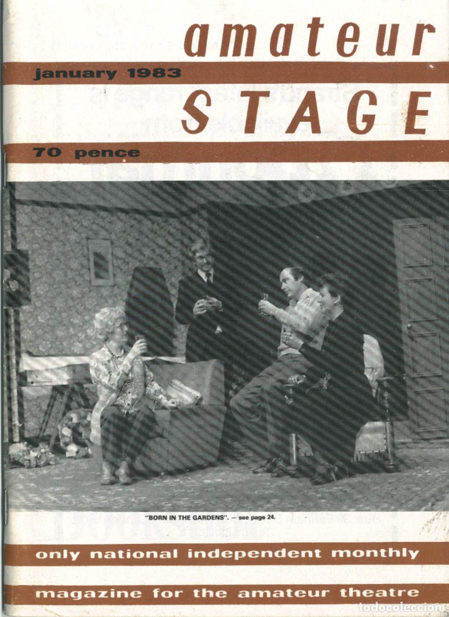 Coleccionismo de Revistas y Peri&oacute;dicos: Amateur Stage; Vol. 38 1983 completo (No sale en VIII) / ed. Roy Stacey / Teatro aficionado