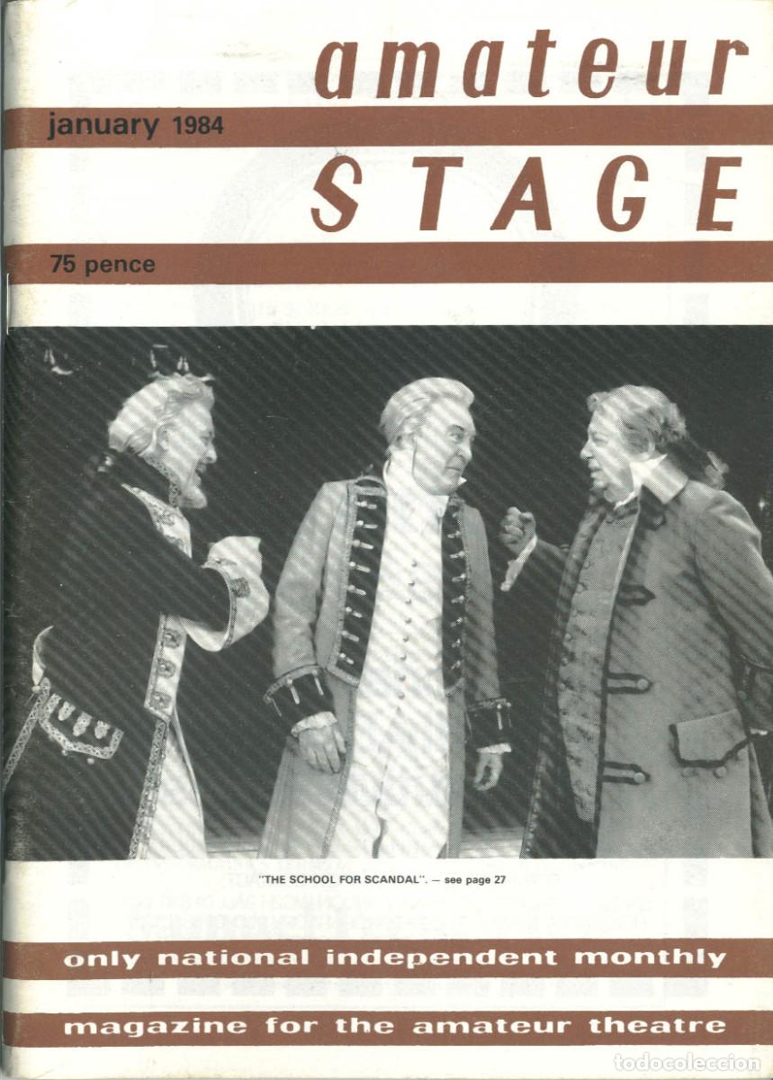 Coleccionismo de Revistas y Peri&oacute;dicos: Amateur Stage; Vol. 39 1984 completo (No sale en VIII) / ed. Roy Stacey / Teatro aficionado