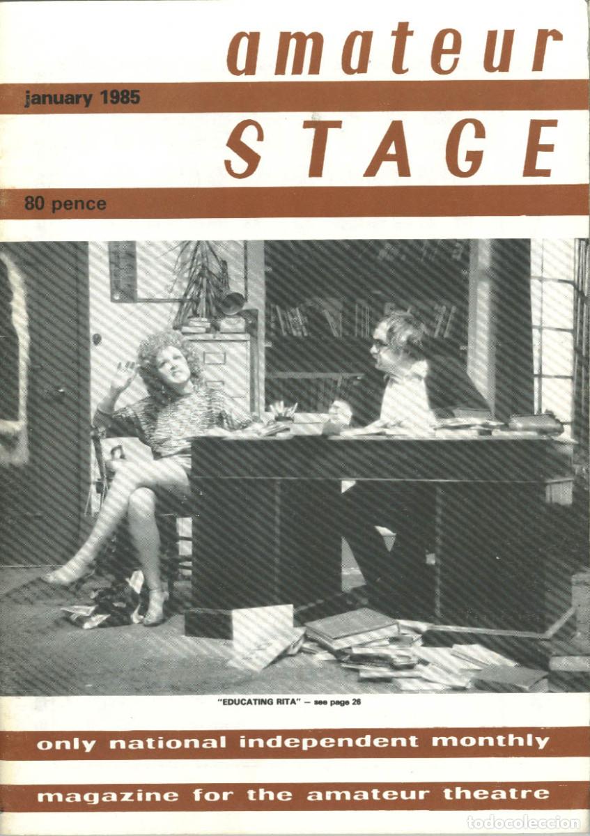 Coleccionismo de Revistas y Peri&oacute;dicos: Amateur Stage; Vol. 40 1985 completo (No sale en VIII) / ed. Roy Stacey / Teatro aficionado