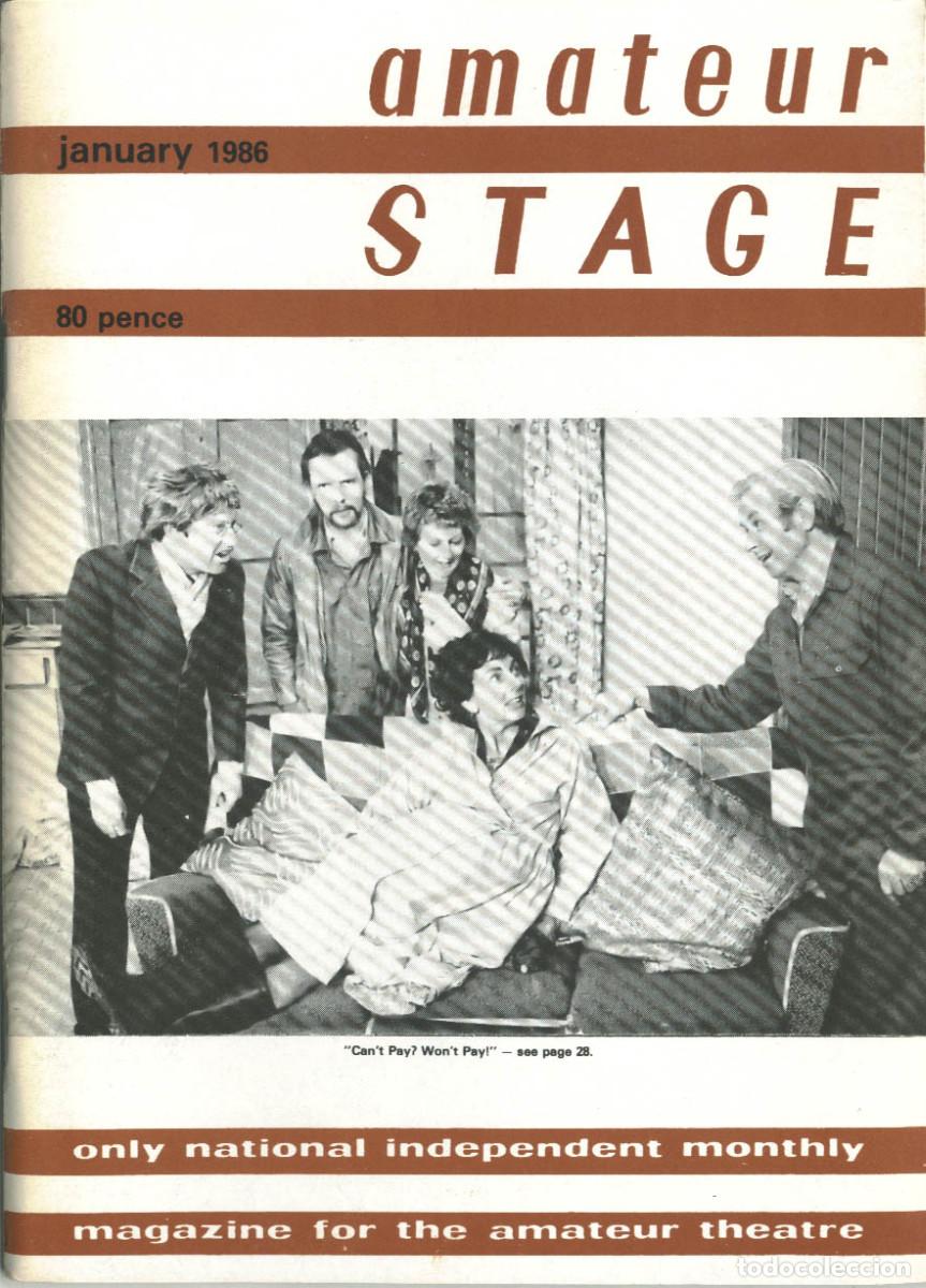 Coleccionismo de Revistas y Peri&oacute;dicos: Amateur Stage; Vol. 41 1986 completo / ed. Roy Stacey / Teatro aficionado