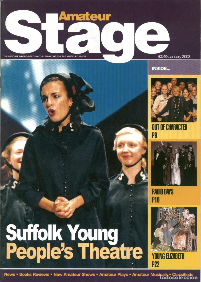 Coleccionismo de Revistas y Peri&oacute;dicos: Amateur Stage; Vol. 58 2003 incompleto 10/12 (Falta XI, XII) / ed. Charles Vance Teatro
